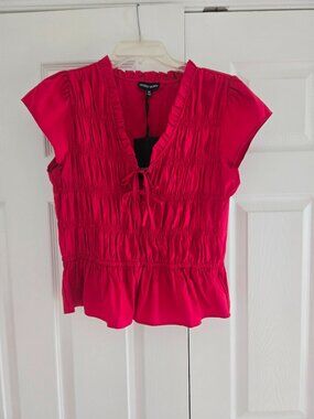 NWT Modern Works Smoked Blouse